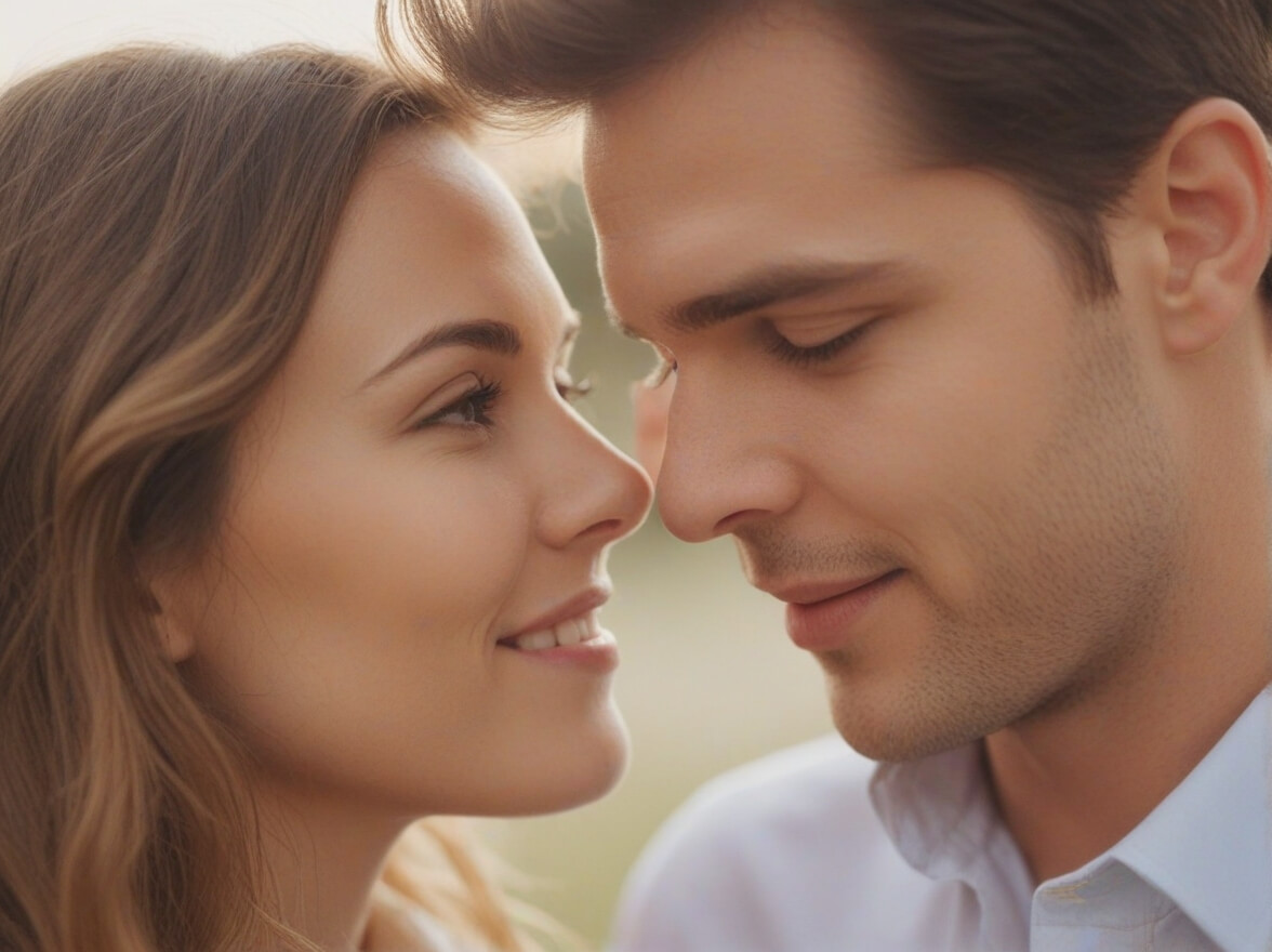  Intimate couple enjoying time together